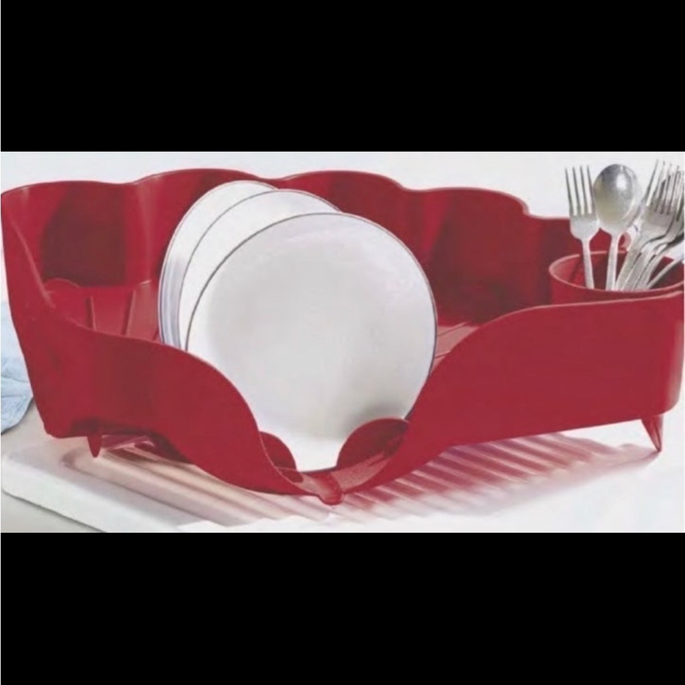 Tupperware Large Shell Easy Dry Dish Drainer - Picture 3 of 3